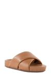 Seychelles Heartfelt Crisscross Slide Sandal In Tan