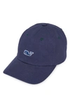 VINEYARD VINES KIDS' EMBROIDERED WHALE COTTON BASEBALL CAP