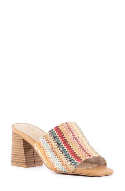 Seychelles Seychelle Adapt Slide Sandal In Multi Raffia