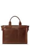 SHINOLA BERT NAVIGATOR LEATHER BRIEF TOTE