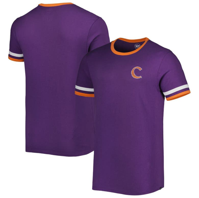 47 ' Purple Clemson Tigers Otis Ringer T-shirt
