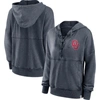 Fanatics Branded Heathered Charcoal Oklahoma Sooners Overall Speed Lace-up Pullover Hoodie In Heather Charcoal