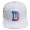 Pro Standard White Delaware State Hornets  Evergreen Wool Snapback Hat In White