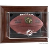 FANATICS AUTHENTIC MIAMI DOLPHINS (2014-PRESENT) BROWN FRAMED WALL-MOUNTABLE FOOTBALL CASE