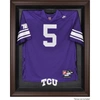 FANATICS AUTHENTIC TCU HORNED FROGS BROWN FRAMED LOGO JERSEY DISPLAY CASE