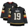 FANATICS AUTHENTIC REILLY SMITH VEGAS GOLDEN KNIGHTS AUTOGRAPHED BLACK ADIDAS JERSEY