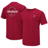 Colosseum Cardinal Arkansas Razorbacks Oht Military Appreciation T-shirt In Cardinal