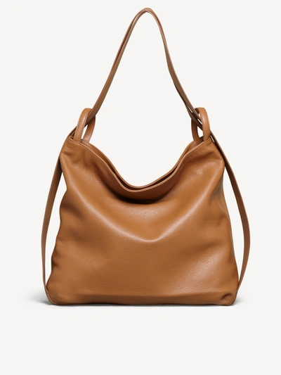 M. Gemi The Laura Convertible Backpack In Tan