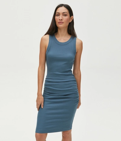 Michael Stars Demi Ribbed Dress In Pacific