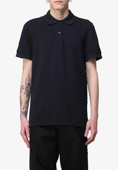 Tom Ford Classic Polo T-shirt In Navy