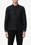 Tom Ford Button-up Cashmere Overshirt In Black