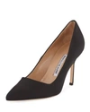 MANOLO BLAHNIK BB 90MM CREPE PUMPS,PROD199510177