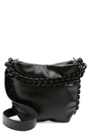 STELLA MCCARTNEY STELLA MCCARTNEY FRAYME PUFFY FAUX LEATHER BUCKET BAG