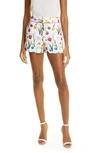 ALICE AND OLIVIA DYLAN TULIP PRINT SHORTS