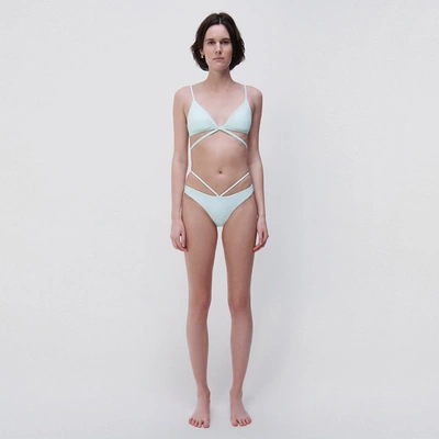 Jonathan Simkhai Emmalyn Bikini Bottom In Seafoam