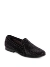 STEVE MADDEN MEN'S P DIDDZ TEXTURED SMOKING SLIPPERS,0400091978906