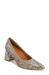 Gentle Souls By Kenneth Cole Dionne Pointed Toe Pump In Light Brown Snake