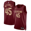 NIKE UNISEX NIKE DONOVAN MITCHELL WINE CLEVELAND CAVALIERS SWINGMAN JERSEY