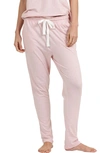 Papinelle Jada Organic Cotton Pajama Pants In Pink