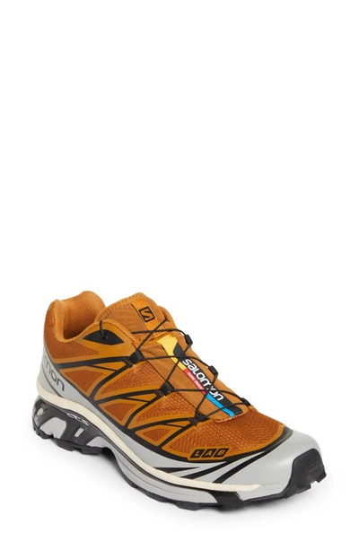 Salomon Xt-6 Sneakers Orange In Brown