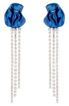 STERLING KING STERLING KING GEORGIA CRYSTAL DROP EARRINGS