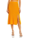 Rag & Bone Soleil Ribbed Cotton-blend Knitted Midi Skirt In Multi