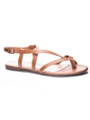 CL BY LAUNDRY ACTIVE WOMENS LEATHER THONG STRAPPY SANDALS