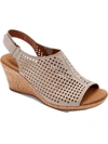 Rockport Briah Womens Suede Perforated Wedge Sandals In Multi