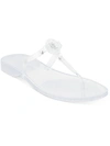 KARL LAGERFELD WYLDA WOMENS EMBELLISHED FLIP-FLOP THONG SANDALS