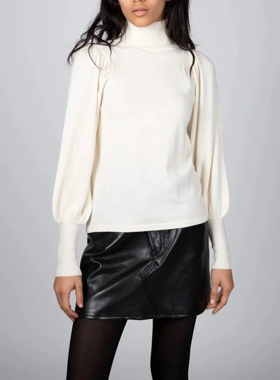 Apiece Apart Dewi Turtleneck Sweater In Ivory In White