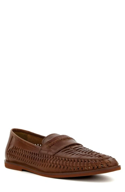 Dune London Brickles Leather Loafer In Brown