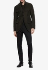 TOM FORD BUTTONED MILITARY JACKET,OJM001-FMC009S23 FG826