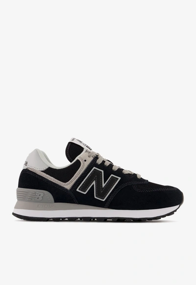 NEW BALANCE 574 SNEAKERS IN SUEDE AND MESH,WL574EVB