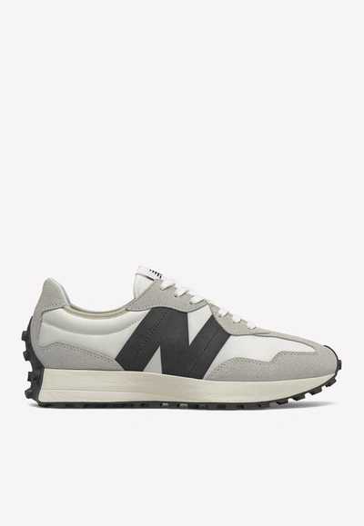 New Balance 327 Low-top Sneakers In Sea Salt With Black