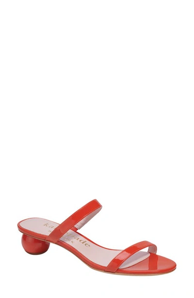 Kate Spade Palm Springs Womens Patent Leather Slip On Block Heel In Multi