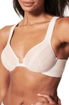 Spanx Brallelujah Illusion Lace Full Coverage Bra In Lin/ Champagne Beige