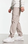 ASOS DESIGN TAPERED CARGO TROUSERS