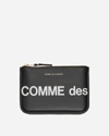 Comme Des Garçons Small Logo-print Pouch In Black