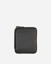 Comme Des Garçons Classic Print Zip-around Wallet In Black