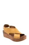 Bueno Naomi Platform Slingback Sandal In Mustard
