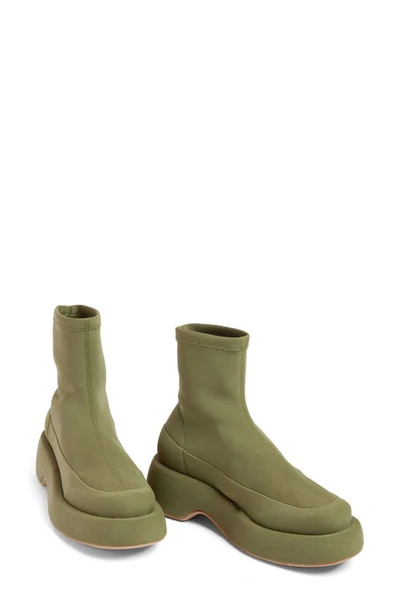 Paloma Barceló Anne Platform Bootie In Khaki