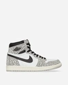 NIKE AIR JORDAN 1 RETRO HIGH OG SNEAKERS TECH GREY / MUSLIN