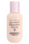 Too Faced Born This Way Healthy Glow Spf 30 Skin Tint Foundation Snow 2.03 oz / 60ml In Snow