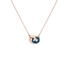Aurate New York Touch Of Color Connection Necklace In Rose