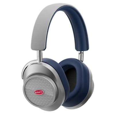Master & Dynamic ® Mw75 Bugatti Wireless Headphones - Blanc/deep Blue In Blanc/deep Blue