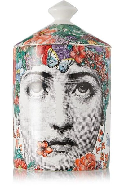 Fornasetti "fior Di Lina"加盖香氛蜡烛 In Colorless