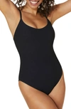 ANDIE AMALFI RIB LONG TORSO ONE-PIECE SWIMSUIT