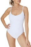 ANDIE AMALFI RIB LONG TORSO ONE-PIECE SWIMSUIT