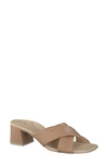 Paul Green Women's Lauren Block Heeled Sandals In Desert Light Nappa