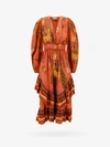 Ulla Johnson Portia Dress In Orange